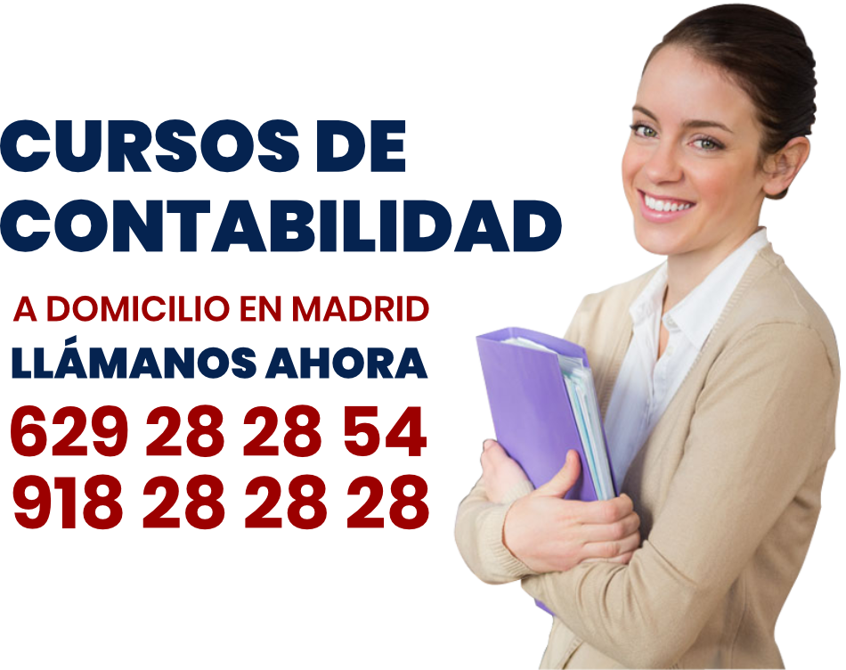 cursos y clases de contabilidad a domicilio en Madrid